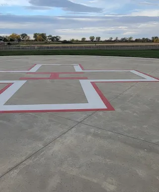 Weyburn Hospital Helipad