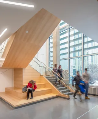 Collaborative Science Research Building Stairwell